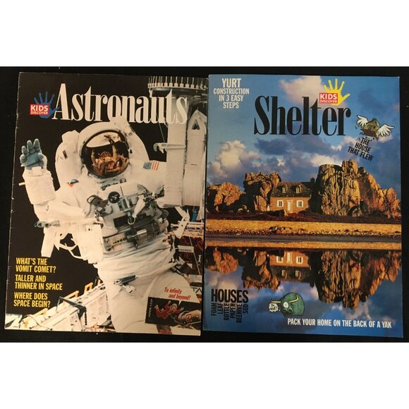 Kids Discover Magazine Lot of 6 Shelter Astronauts Jefferson Civil War - Picture 6 of 7